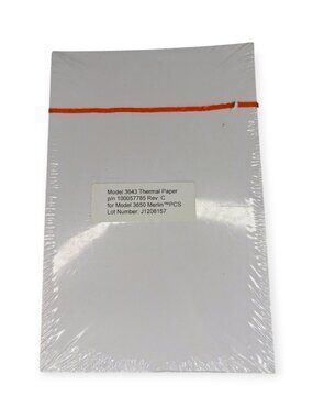 Thermal Paper Sheets Model 3643 for Model 3650 Merlin PCS Sealed